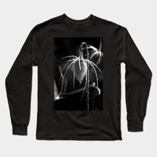 Bowed Head (b&w) Long Sleeve T-Shirt